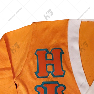 Orange & White Varsity Letterman Cardigan <b>Sweater</b> with Greek Letter Psi (Ψ) Greek Cardigan Uniform cardigan/<b>Sweater</b> - Product Image 2