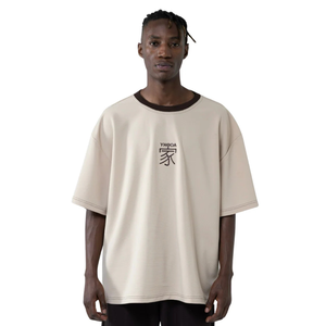 เสื้อยืดโอเวอร์ไซส์ดีไซน์สวย ขายดี คลาสสิก สวมใส่สบาย แขนสั้น รับสกรีนแบรนด์ เสื้อยืดผ้าฝ้ายสำหรับผู้ชาย - Product Image 1