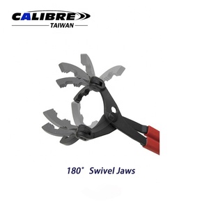 TAIWAN CALIBRE Swivel Jaw <b>Oil</b> <b>Filter</b> Pliers <b>Removal</b> <b>Tool</b> for <b>Filter</b> Diameter 2-1/4" to 4-3/4" - Product Image 2