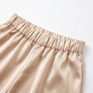 Jupe mi-longue trapèze élégante et décontractée pour femme, en satin uni boutonnée, taille haute, antidérapante, idéale pour l'été – Vente en gros OEM/ODM, personnalisation du logo en usine - Product Image 5