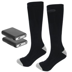 Calzini sportivi riscaldati elettrici per uomo e donna Piedi ricaricabili alimentati a batteria più caldi 4 livelli di temperatura per interni esterni - Product Image 5