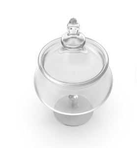 Glass Food <b>Storage</b> <b>Container</b> with Clip-on Lid Round Airtight Minimalist Design Machine <b>Kitchen</b> Use Party - Product Image 4