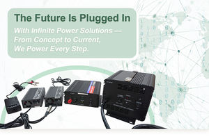 Professional AC 1372APF 13A <b>Battery</b> Charger Black Over Temperature Protected - Product Image 3