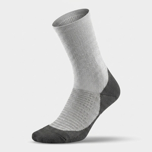 <b>Men's</b> Gray Ankle <b>Socks</b> Knitted Breathable Spandex Polyester Summer Sports Wear Regular Style Solid Pattern Thin Fit - Product Image 4