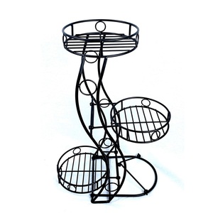 Fresh Arrival Luxury Modern Customized Color Size Shape Metal Iron Indoor Outdoor Home Garden Flower Planter <b>Pot</b> <b>Stand</b> - Product Image 3