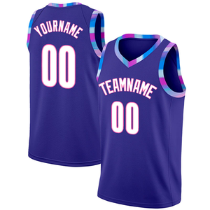 Maillots de basket-ball personnalisés de qualité supérieure, légers, respirants, à séchage rapide, impression par transfert thermique, logo et numéro d'équipe - Product Image 3