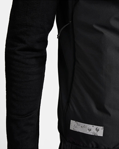 <b>Men's</b> <b>Black</b> Stand Collar Windproof Sporty <b>Vest</b> With Zipper Closure Regular Length Solid Color Outer Wear Autumn Style - Product Image 4
