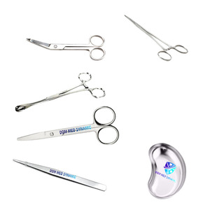 ชุดเครื่องมือผ่าตัดและทำแผลทางการแพทย์ สแตนเลสสตีล ใช้งานด้วยมือ สำหรับดูแลบาดแผล ใช้ซ้ำได้ ชุดผ่าตัดสำหรับโรงพยาบาล ได้รับการรับรองมาตรฐาน CE DMD - Product Image 4