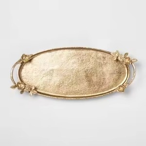 Bandeja de Servicio de Acero Inoxidable de Diseño Artesanal, Pieza Única para el Hogar y Hoteles, para Servir la Cena en Fiestas Árabes - Product Image 4