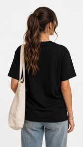 เสื้อยืดผู้หญิงฤดูร้อน สีกรมท่า ผ้าฝ้ายนุ่ม สวมใส่สบาย แขนสั้น ระบายอากาศได้ดี คุณภาพสูง ปรับแต่งได้ ONE TEN Apparels 180 กรัม พร้อมโลโก้ - Product Image 3