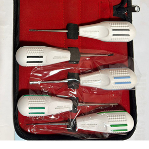 Juego de luxadores de extracción de raíces, con mango de plástico ligero, herramientas de extracción dental, instrumentos dentales, juego de luxadores - Product Image 4
