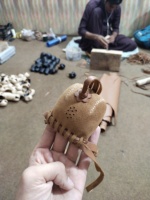 Magnifique Capuche de Chasse en Cuir Souple Faite à la Main pour Toutes les Tailles d'Oiseaux, Style Arb, pour la Chasse