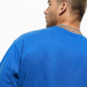 เสื้อยืดโอเวอร์ไซส์สไตล์วินเทจฟอกสีสำหรับผู้ชาย ไซส์พลัส ยูนิเซ็กส์ เนื้อผ้าเจอร์ซีย์ ระบายอากาศได้ดี ไม่หด แห้งเร็ว สไตล์ฮิปฮอป เสื้อยืดผู้ชาย - Product Image 3