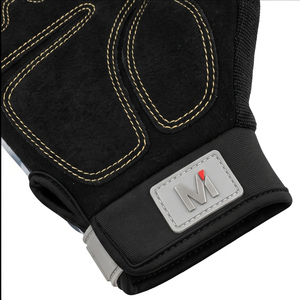 Heavy Duty Polyester Mechanics <b>Gloves</b> Anti-Vibration Padded Palm Auto Workshop Repair Work Safety <b>Gloves</b> <b>Moisture</b>-Wicking - Product Image 4