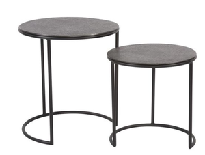 Mesa Consola Redonda Moderna de Metal con Base de Patas y Diseño de Dos Niveles para Sala de Estar, Dormitorio o Entrada - Product Image 3
