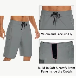 Pantalones Cortos Deportivos para Hombre, de Secado Rápido, Transpirables, para Gimnasio, Running, Fitness, con Logotipo Personalizado, OEM, ODM - Product Image 4