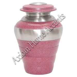 Sofisticada urna de cremación de aluminio con hermosos patrones hechos a mano Recuerdo conmemorativo de Axiom Home Accents - Product Image 6