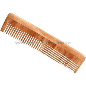 Peine de Madera de Neem Hecho a Mano de Primera Calidad, Ecológico, para Controlar la Caída del Cabello, Reducir el Frizz y Mejorar la Circulación del Cuero Cabelludo - Product Image 2