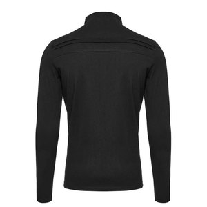 Custom Wholesale <b>Men's</b> Gothic Punk Rock Slim Fit Asymmetric Zipper Long Sleeve Stand Collar T-Shirt Top - Product Image 2