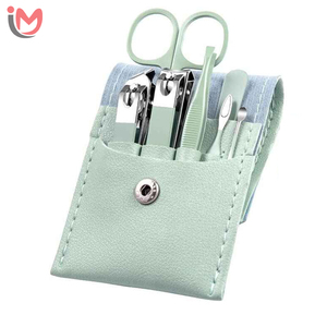 OEM Wholesale 11-Piece Luxury Professional Nail Care Kit Custom Sized PU Leather Zipper Stainless Steel <b>Pedicure</b> Manicure <b>Set</b> - Product Image 4