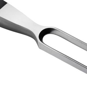 Fourchette à découper de 6,5 pouces en acier inoxydable à deux dents pour maintenir et servir la viande, avec manche en bois Pakka, pour rôti de dinde, usage professionnel en cuisine - Product Image 2