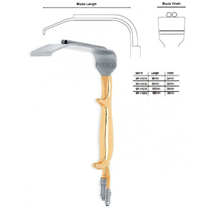 Rétracteur mammaire à fibre optique PISSCO, rétracteur chirurgical à fibre optique, rétracteur mammaire pour chirurgie, rétracteur mammaire éclairé - Product Image 1