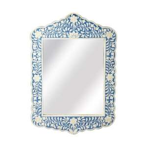 Sophisticated Bone Inlay <b>Resin</b> Mirror <b>Frame</b> Designed For Luxurious Interior Design And Decorative Reflection - Product Image 6