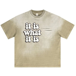 Camiseta Personalizada de Algodón 100% de Alto Gramaje con Lavado Ácido, Estilo Oversize Streetwear, Ajuste Holgado, Directo de Fábrica - Product Image 6