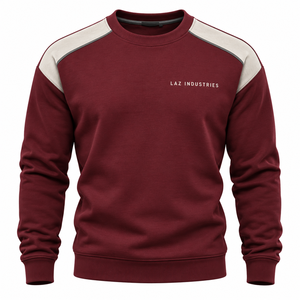 Sudaderas para Hombre de Color Morado, Corte Regular, Lavado Ácido, en Venta con Logotipo y Diseño Personalizados en MOQ Bajo - Product Image 3