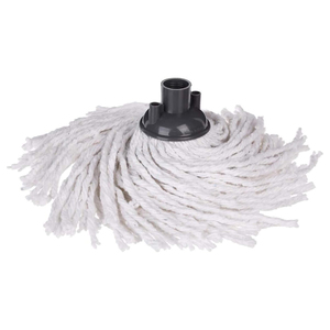 Factory Wholesale Mini Heavy Duty Cotton Mop Head Refill High Dehydration Fast Absorption Self-Wringer Sustainable Commercial - Product Image 3