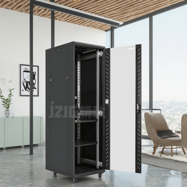 Wholesale 42u 600x600 19 Inch Standard Server Rack with Date Center Mesh Door Network Cabinet in Stock
