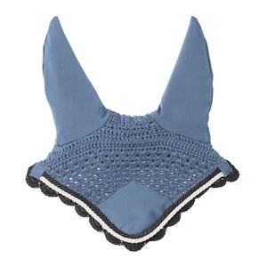 Premium Hand Crochet Horse Ear Bonnet Polyester <b>Fly</b> Veil Custom Horse Riding Gear Breathable OEM Factory Wholesale - Product Image 6