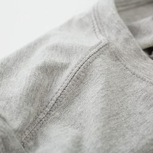 T-shirts pour hommes en coton mélangé uni, coupe ample et oversize, style streetwear décontracté, manches courtes, col rond, vente en gros - Product Image 5