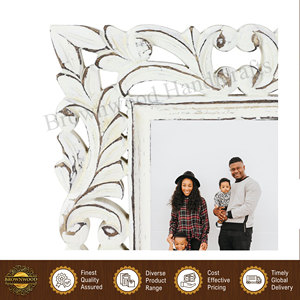 Good Quality of Modern Design Office Table and Wall Decorative <b>White</b> Antique Color Handmade MDF Wood Photo <b>Frame</b> for Sale - Product Image 2