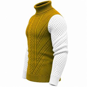 Suéter de cuello alto con punto trenzado para hombre, tejido prémium, fabricante de marca privada, cuello alto, punto trenzado, compradores directos, exportación - Product Image 3