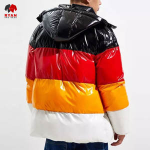 Chaquetas de Invierno Acolchadas Transpirables con Cierre de Cremallera y Capucha, de Secado Rápido, Personalizadas, de Alta Calidad para Hombre, Precio al por Mayor, Suministro de Fábrica - Product Image 3