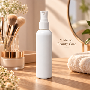 Fine <b>Mist</b> 200ml HDPE Spray <b>Bottle</b> | Pump Dispenser for Skincare Haircare Body Care Cosmetic and Personal Care Packaging Solution - Product Image 3