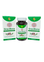 Capsules à base de plantes GraciBona, 60 capsules par flacon, avec des ingrédients ayurvédiques naturels et un mélange d'extraits de plantes botaniques, en format pratique