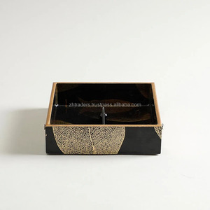 Elegante caja de pañuelos de esmalte impreso, elegante organizador de servilletas para decoración del hogar y regalos - Product Image 3