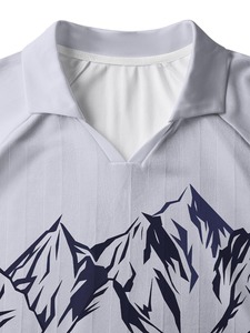 Men's Mountain Bike Print Short Sleeve Shirt Regular Fit Breathable <b>Polyester</b> All Seasons Outdoor Wear - Product Image 5