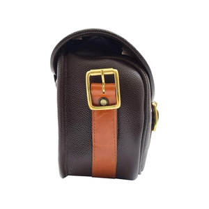 Sac à cartouches en cuir véritable marron clair, étui de transport pour la chasse et le tir, sacoche d'épaule ultime pour cartouches – Guide complet des meilleurs sacs à cartouches - Product Image 4