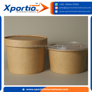 Premium Quality Paper Container Costume Design White Kraft Paper Oil Resistance Packaging For Restaurants & Food Service - Product Image 5