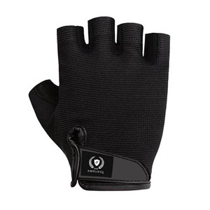 Guantes de Levantamiento de Pesas de Cuero Unisex de Moda, Medios Dedos, Palma Acolchada, Agarre Antideslizante, Correa de Muñeca Ajustable, para Entrenamiento Intenso en el Gimnasio - Product Image 2