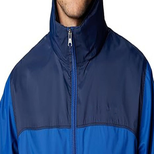 Chaqueta de nailon impermeable ligera para hombre, cortavientos, personalizada, al por mayor, barata, para lluvia, de OEM, subida por Dress Sports - Product Image 5