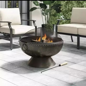 Bol en béton élégant et portable pour foyer d'extérieur Offre Spéciale de foyer rond moderne à l'éthanol Fournitures de table pour foyer d'extérieur - Product Image 6