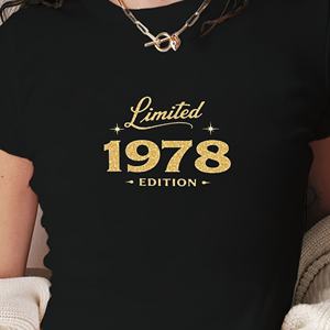 Camiseta corta moda mujer Edición Limitada 1978 - Product Image 1