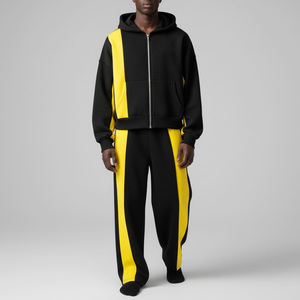 OEM Custom Branded Tracksuit Cotton Fleece Mens Athletic Tracksuit Private Label Factory Service - Product Image 4