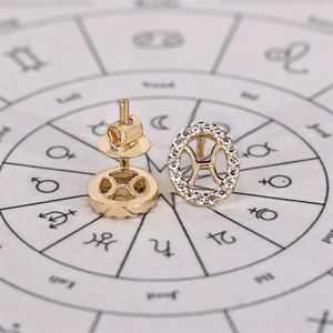 Boucles d'oreilles en diamant EF de 0,32 carats créé en laboratoire, serties en platine 950, avec un design classique en halo, bijoux cadeau tendance - Product Image 4