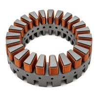 Noyau de stator à flux axial personnalisé, prototype vers production, en acier électrique, à fentes découpées au laser pour moteur