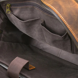 Top Quality Vintage Leather Made Leather <b>Backpacks</b> Custom Stylish Lightweight <b>Large</b> Capacity <b>Backpack</b> At Best Price - Product Image 6